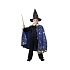 Kostým čaroděj - kouzelník - modrý plášť s hvězdami čarodějnice / Halloween