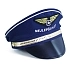 Čepice pilot - kapitán s nápisem dětská