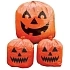 Dekorace dýně - pumpkin - sáčky - 3 ks - Halloween