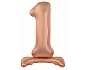 Balón foliový číslice RŮŽOVO ZLATÁ / ROSE GOLD na podstavci, 74 cm - 9