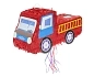 Piňata POŽÁRNÍ VŮZ / HASIČ - tahací  - 47 x 17 x 25,5 cm